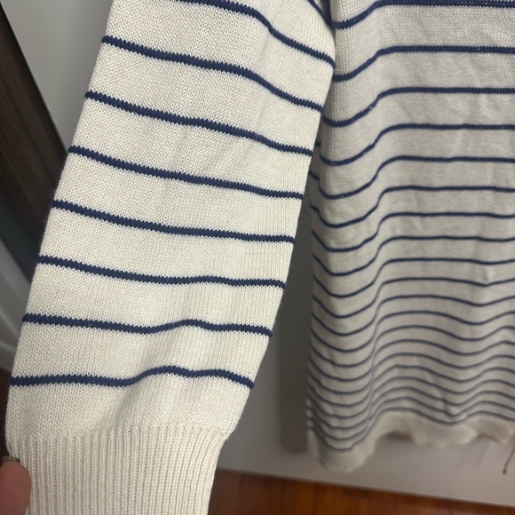 Marc By Marc Jacobs Navy and Cream Striped Dress - Picture 4 of 9